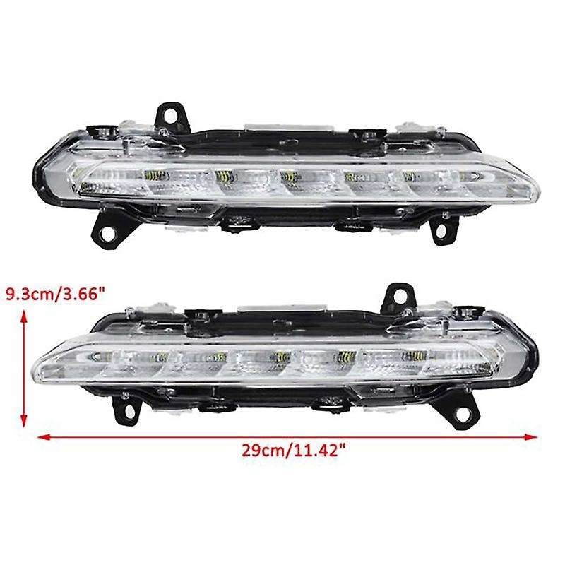 Front Right Fog Lamp for S-Class W221 S350 S500 2009-2013 Bumper Fog Light LED DRL Daytime Running L