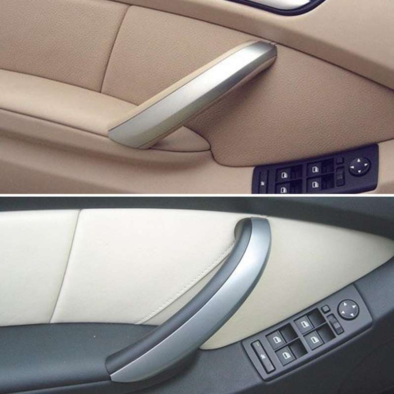 Front Right Interior Decoration Parts Inner Handle Door Panel Pull Trim Cover for X5 E53 1999-2006 S