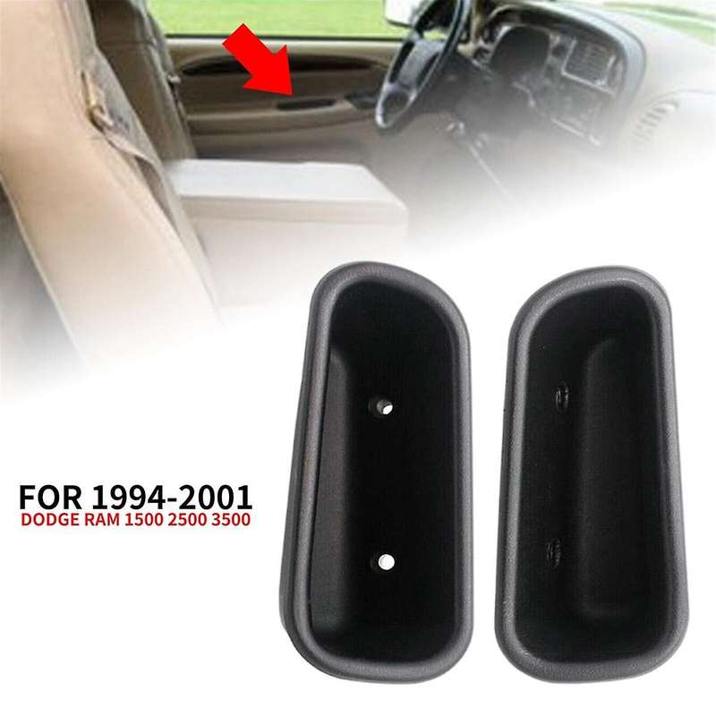 Front Right Side Door Pull Handle Cover Cup 04741404 for Ram 1500 2500 3500 1994-2001 Car Armrest H