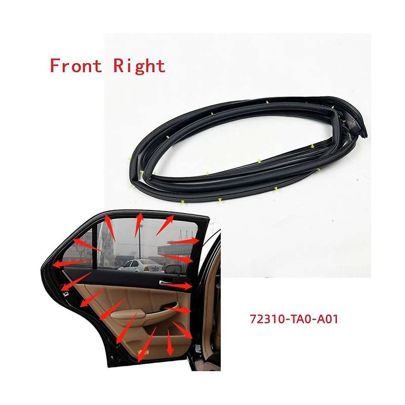 Front Right Side Door Weatherstrip Moulding Seal 72310-ta5-a02 for Accord Sedan 2008-2012