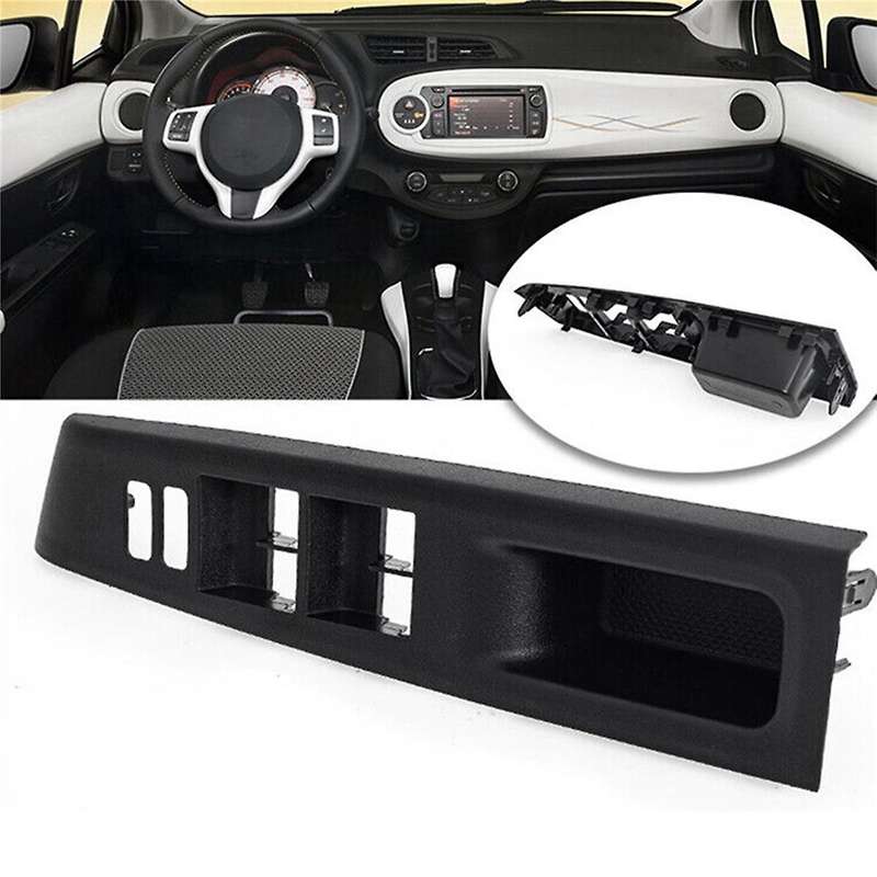 Front Right&Left Window Glass Lift Switch Trim Panel Cover for Yaris 2012-2014 Side Door Window Lock