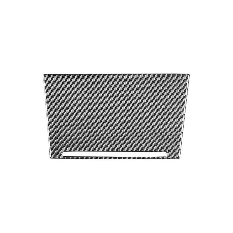 Front Storage Box Panel Trim Sticker Decorative Carbon Fiber for A7 2015-2020 Accessories
