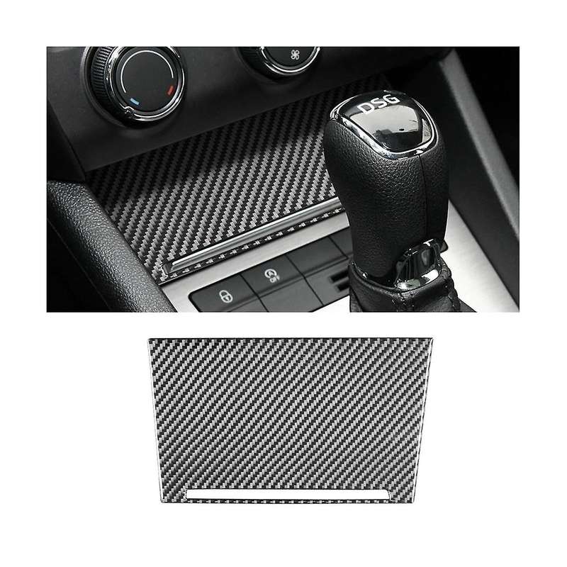 Front Storage Box Panel Trim Sticker Decorative Carbon Fiber for A7 2015-2020 Accessories