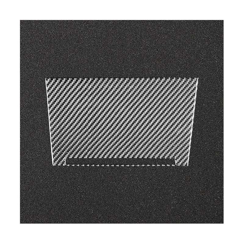 Front Storage Box Panel Trim Sticker Decorative Carbon Fiber for A7 2015-2020 Accessories