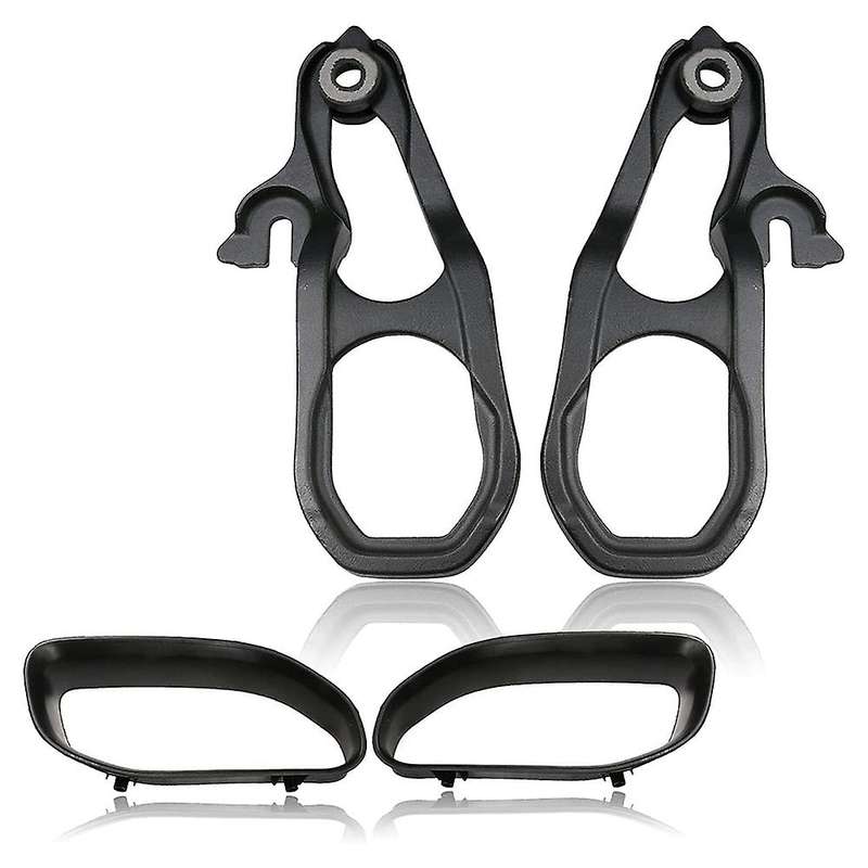 Front Tow Hooks Left & Right with Hardware Black for Ram 1500 DT 2019 2020 2021