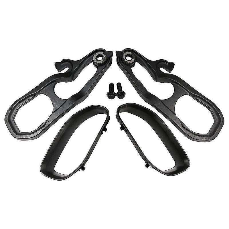 Front Tow Hooks Left & Right with Hardware Black for Ram 1500 DT 2019 2020 2021
