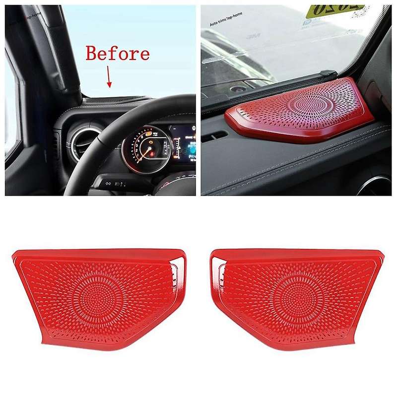 Front Triple-cornered Pillar a Speaker Audio Sound Frame Cover Trim for JL 2018 - 2020 A