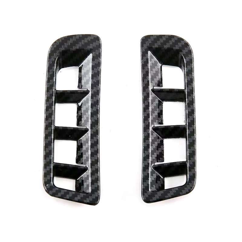 Front Upper Outlet Cover Trim Decoration for Land Cruiser J300 Lc300 2022 2023 - Abs Carbon Fiber