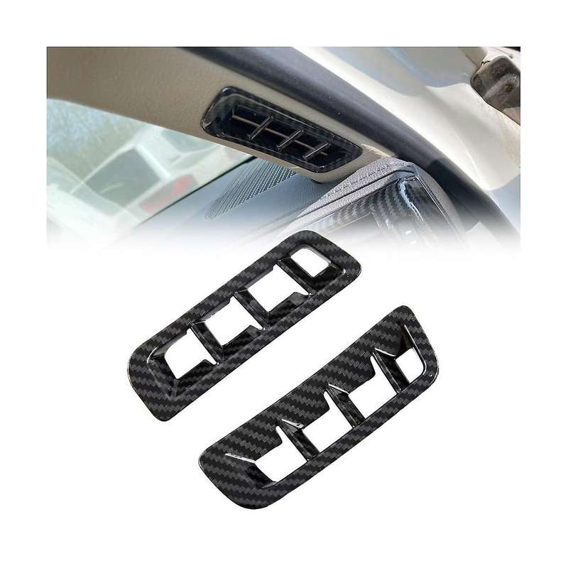 Front Upper Outlet Cover Trim Decoration for Land Cruiser J300 Lc300 2022 2023 - Abs Carbon Fiber