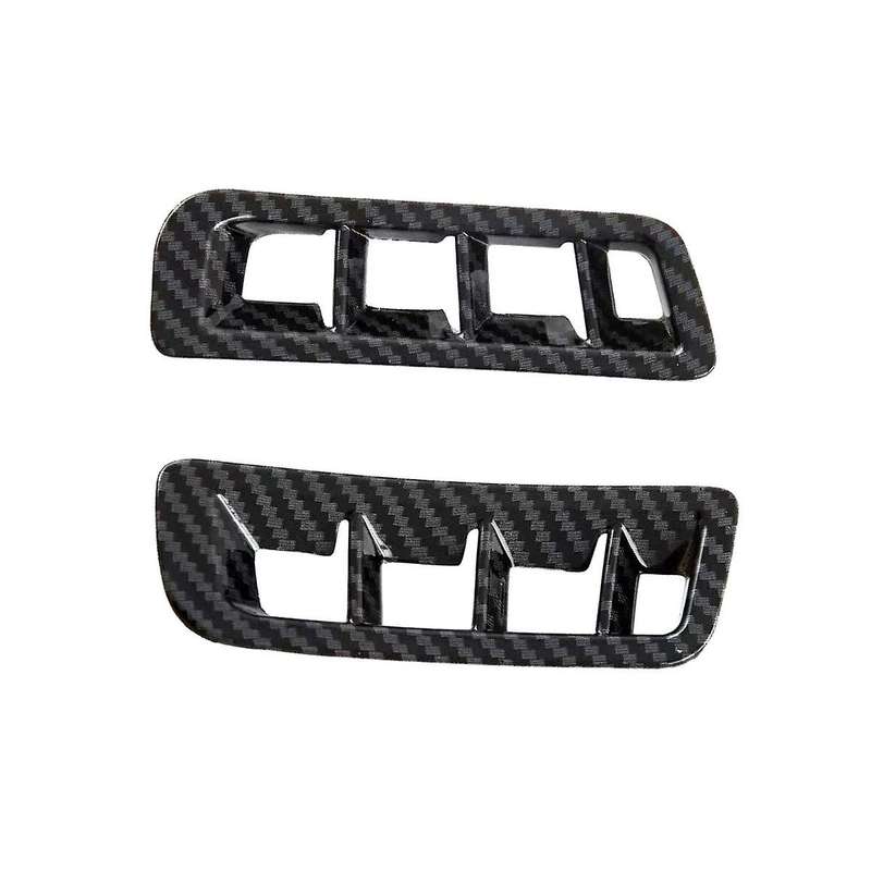 Front Upper Outlet Cover Trim Decoration for Land Cruiser J300 Lc300 2022 2023 - Abs Carbon Fiber
