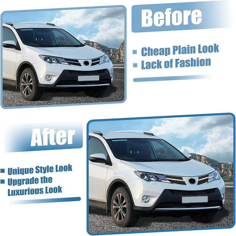 Front Upper Hood Bumper Grille Grill for 2013-2015 Front Upper Bumper Kidney Grille Grill ,1 Pair