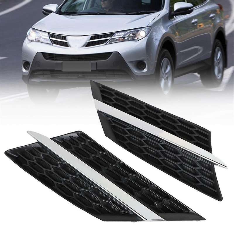 Front Upper Hood Bumper Grille Grill for 2013-2015 Front Upper Bumper Kidney Grille Grill ,1 Pair