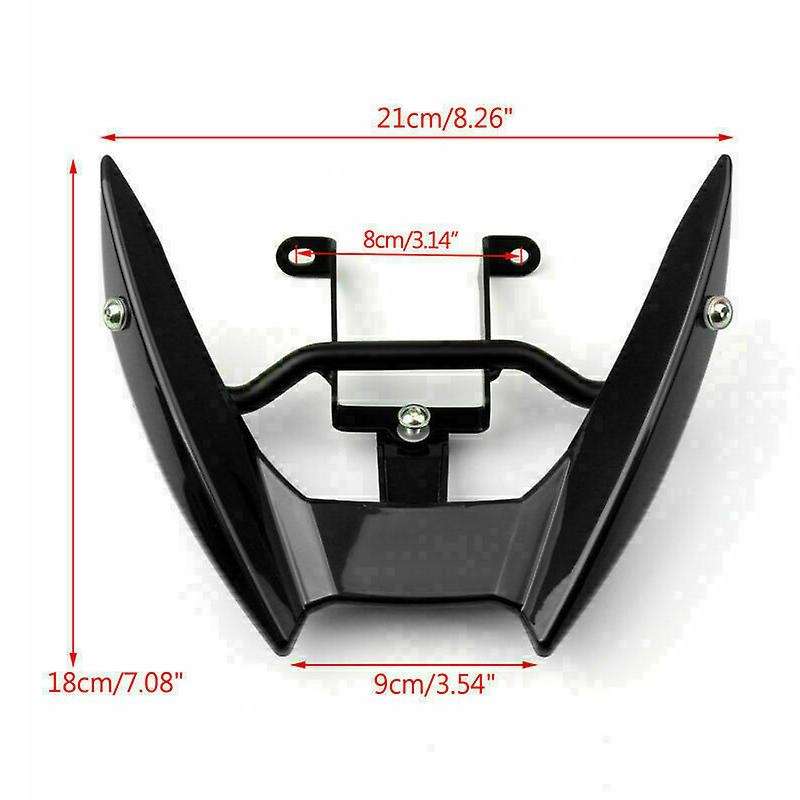 Front Upper Headlight Fairing Stay Bracket for MT 09 FZ-09 2014 2015 2016 Black