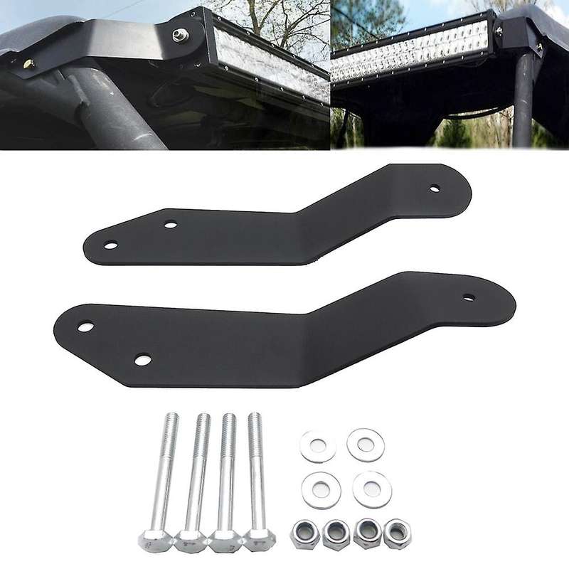 Front Upper Windshield 42 Inch LED Light Bar Mounting Bracket for Commander Max 1000 800 2014-2019