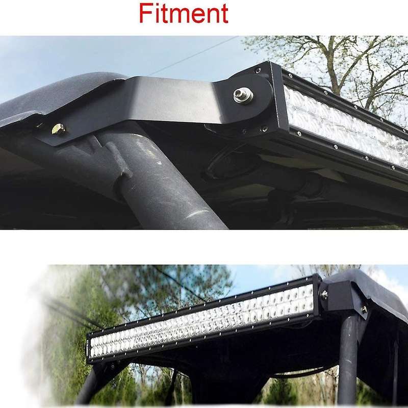 Front Upper Windshield 42 Inch LED Light Bar Mounting Bracket for Commander Max 1000 800 2014-2019
