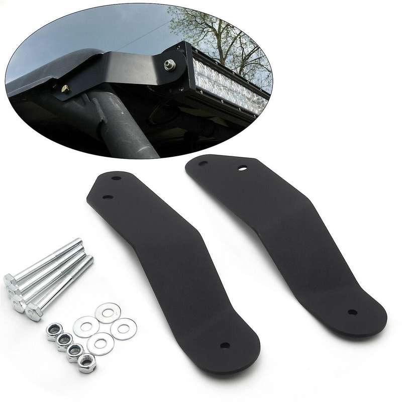 Front Upper Windshield 42 Inch LED Light Bar Mounting Bracket for Commander Max 1000 800 2014-2019