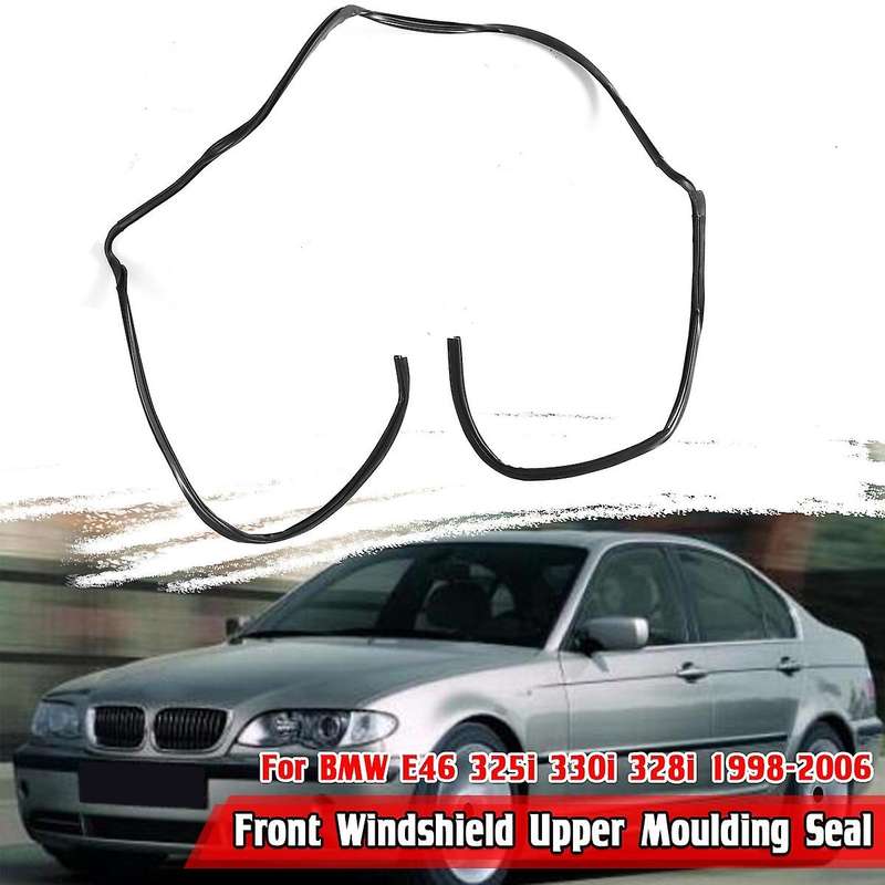 Front Upper Windshield Moulding Trim Seal for - E46 3 Series 325I 330I 328I 1998-2006 51318196162