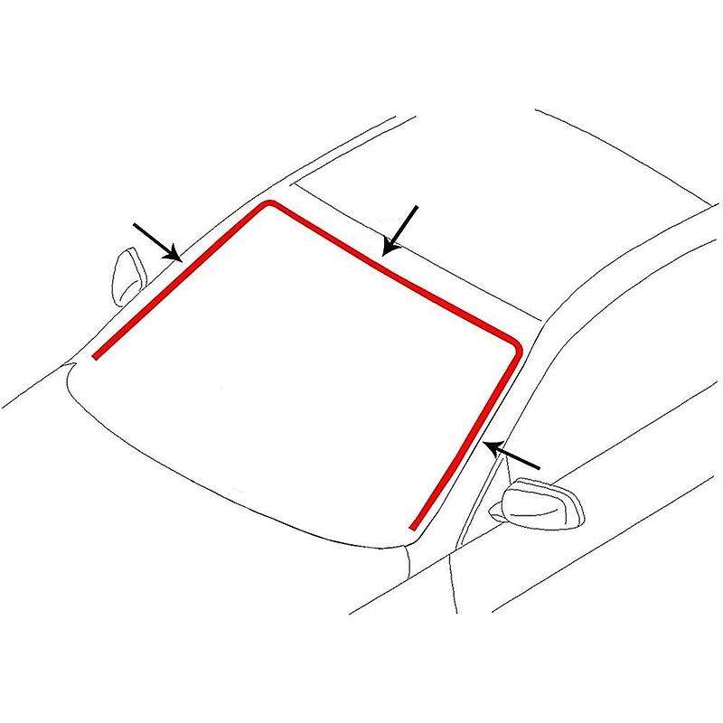 Front Upper Windshield Moulding Trim Seal for - E46 3 Series 325I 330I 328I 1998-2006 51318196162