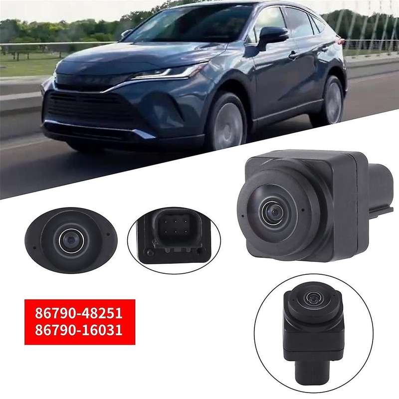 Front View Camera 86790-48251 86790-16031 Bumper Grille Camera for Venza 2020-2023 Surround Assist