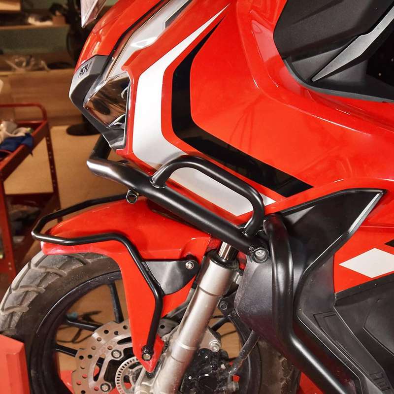 Front Wheel Bumper Cover Mudguard Guard Frame Protector Crash Bar for ADV150 ADV 150 2019 2020 2021