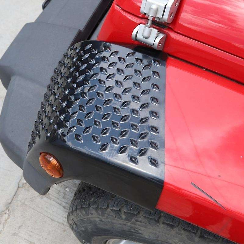 Front Wheel Eyebrow Light Cowl Armor Cover Trim for Wrangler JK 2007-2017