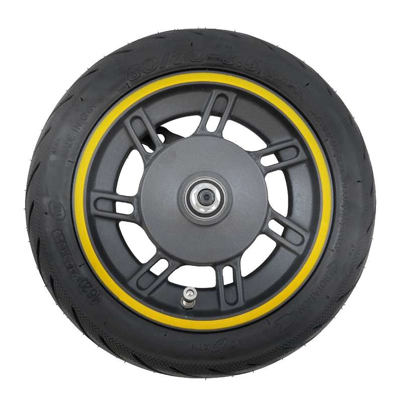 Front Wheel for Max G30 Kickscooter 10Inch Front Wheel Hub with 60/70-6.5 Vacuum Tire Assembly Spare