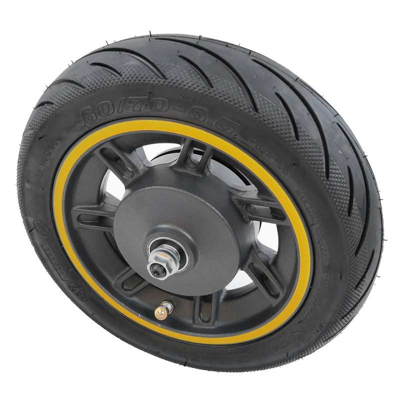 Front Wheel for Max G30 Kickscooter 10Inch Front Wheel Hub with 60/70-6.5 Vacuum Tire Assembly Spare