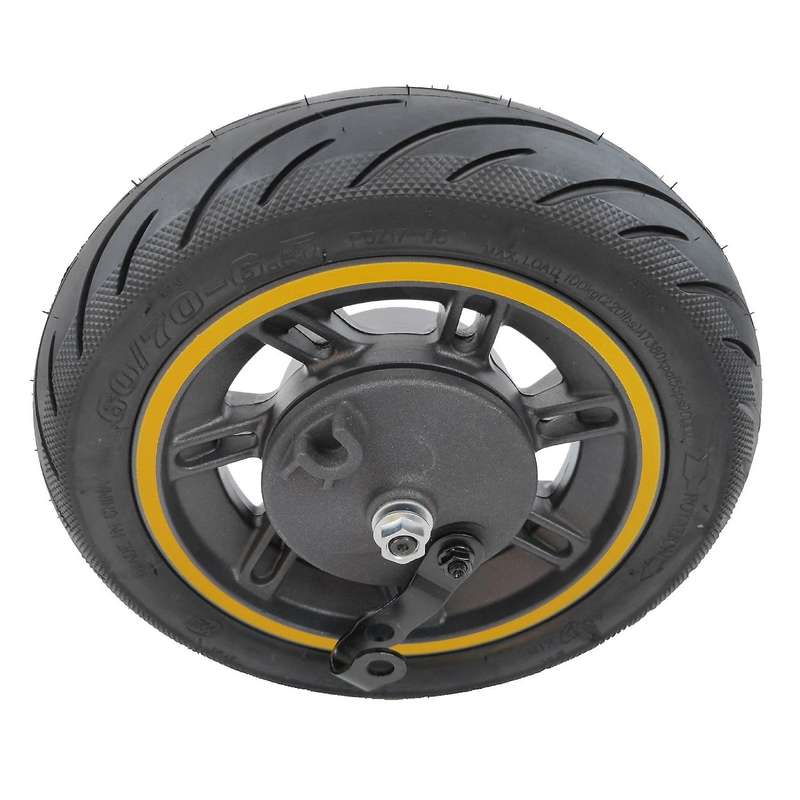 Front Wheel for Max G30 Kickscooter 10Inch Front Wheel Hub with 60/70-6.5 Vacuum Tire Assembly Spare
