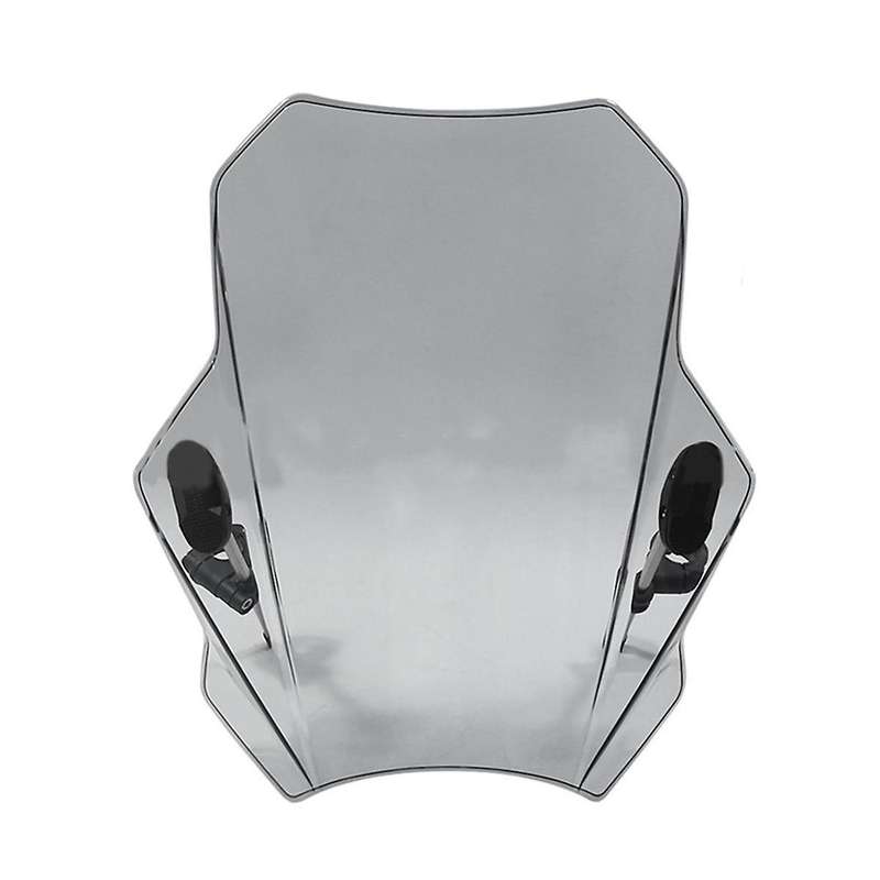 Front Wind Deflectors Windscreen for MT07 MT09 CBR600RR CB1000R GXSR 600 750 40x37cm Gray