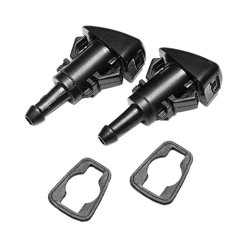Front Windshield Washer Nozzles Wiper Spray Kit Compatible , , Ram, - Replaces Part Number 4805742AB