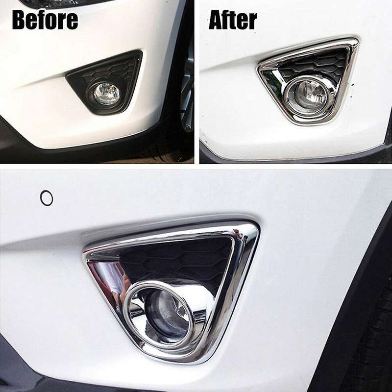 Front&Rear Bumper Fog Light Lamp Cover Tail Light Frame Trim for -5 Cx5 2013 2014 2015