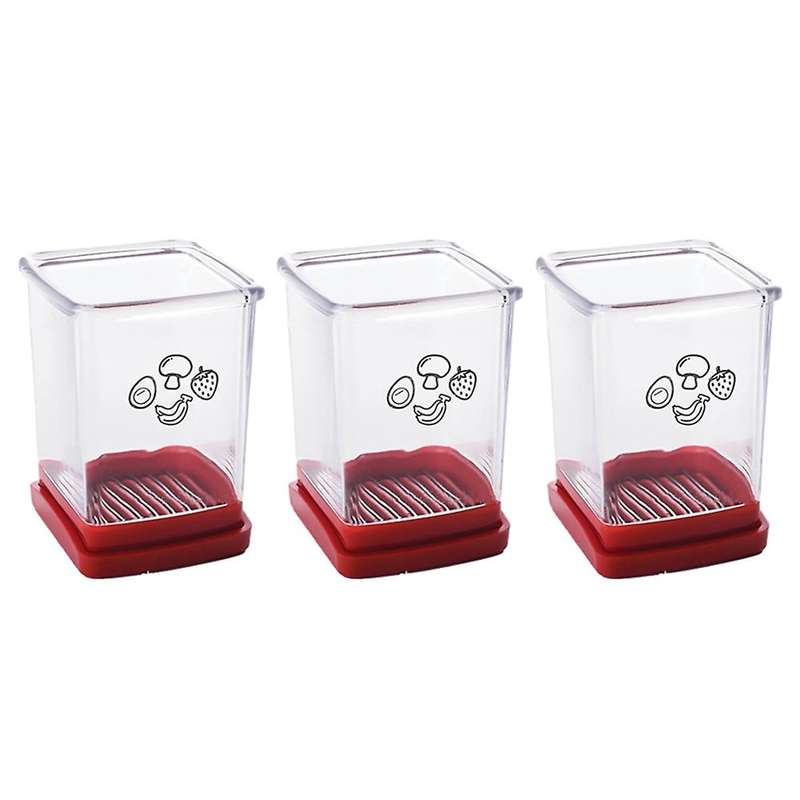Fruit and Vegetable Speed Slicer with Push Plate,fruit Slicer Cup Egg Slicer Stainless Steel Banana