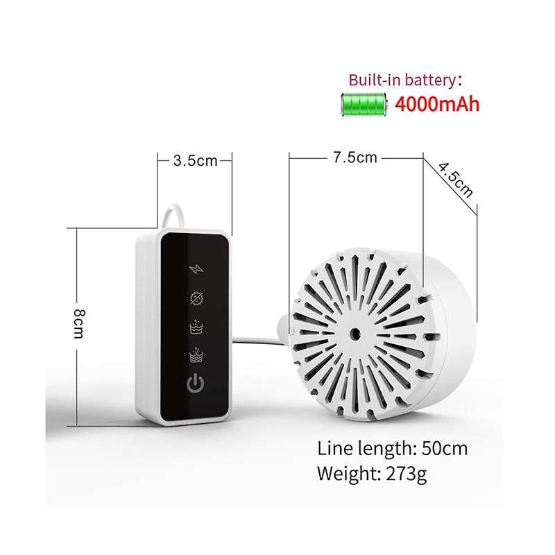 Fruit and Vegetable Cleaner Food Purifier Ultrasonic Deslag Cleaner Multi-functional Disinfection