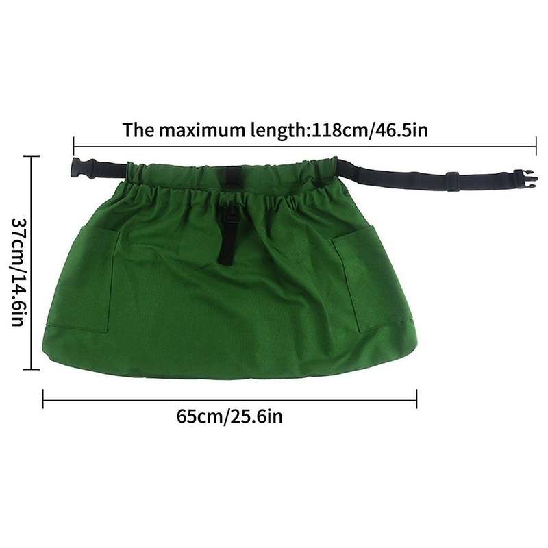 Fruit and Vegetable Picking Apron Large Capacity Harvest Picking Bag Garden Orchard Weeding Canvas A