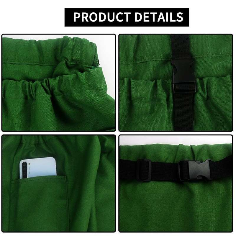 Fruit and Vegetable Picking Apron Large Capacity Harvest Picking Bag Garden Orchard Weeding Canvas A