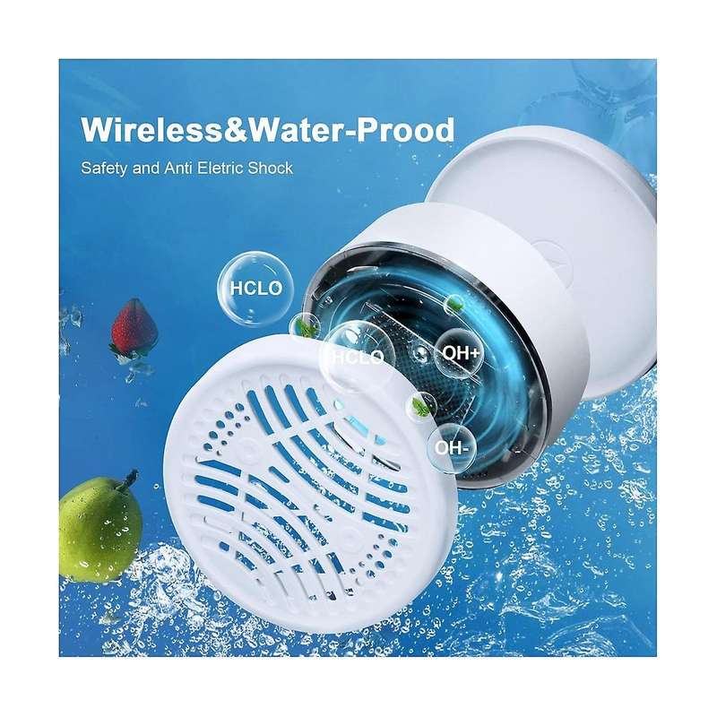 Fruit and Vegetable Wash Machine, Fruit Cleaner Purifier with Wireless Charging for Fruits, Vegetabl