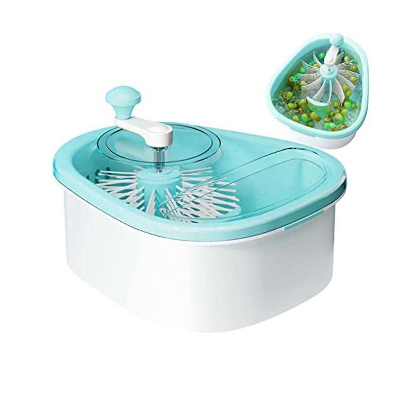 Fruit and Vegetable Washing Machine, Vegetable Cleaner Device with Full-sided Spin Scrubber Brush F