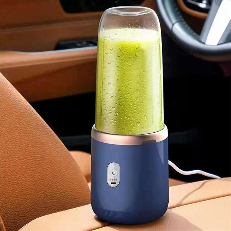 Fruit Juicer for Shakes and Fruit Juicer USB Rechargeable Handheld Blenders with 6 Sharp Blades Eas