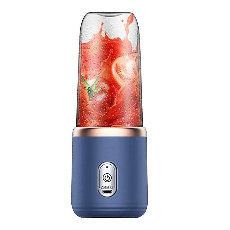 Fruit Juicer for Shakes and Fruit Juicer USB Rechargeable Handheld Blenders with 6 Sharp Blades Eas