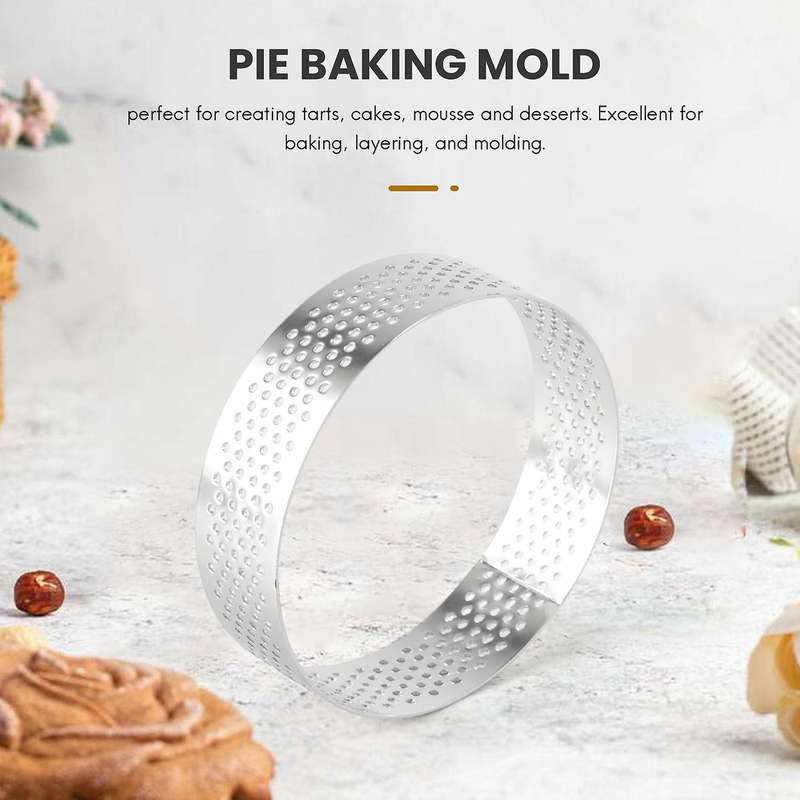 Fruit Pie Quiches Cake Mousse Mold Kitchen Baking Mould 7cm