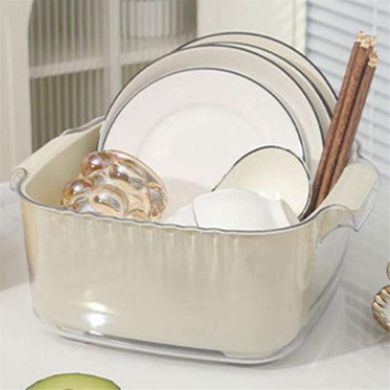Fruit Strainer,vegetable Washing Basket,2 Set Fruit Washing Bowl 4 In 1 Double-layer Drain Basin and