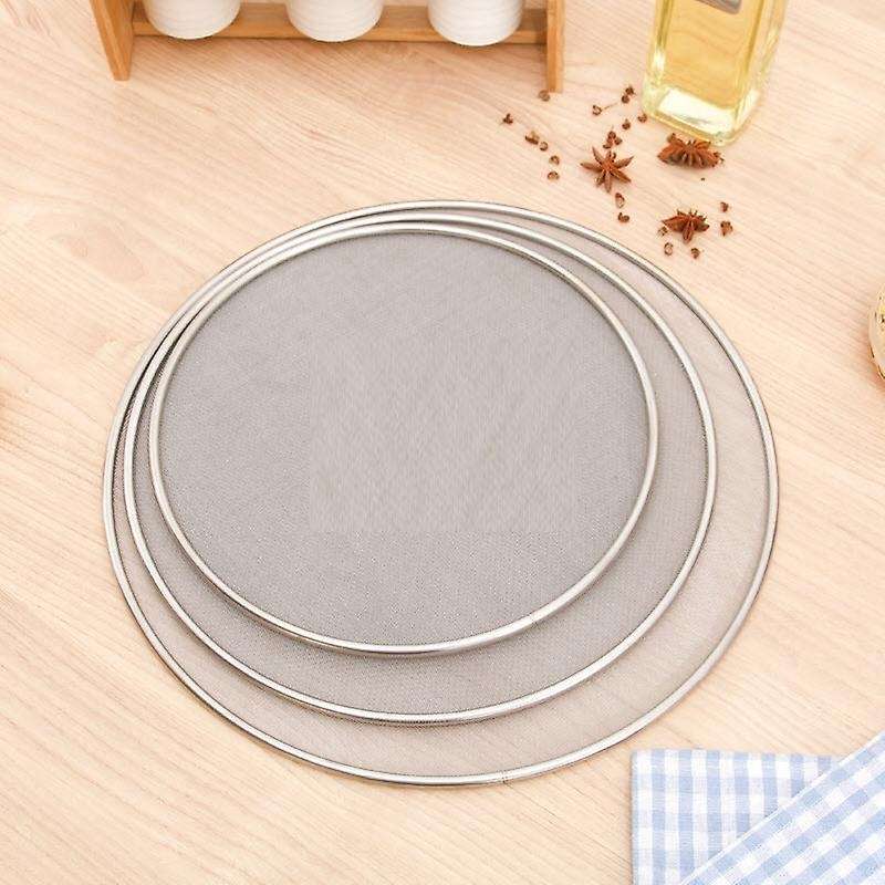 Fryer Accessories Stainless Steel Oil Splatter Screen Anti Grease Splash Scald Proof Frying Pan Co