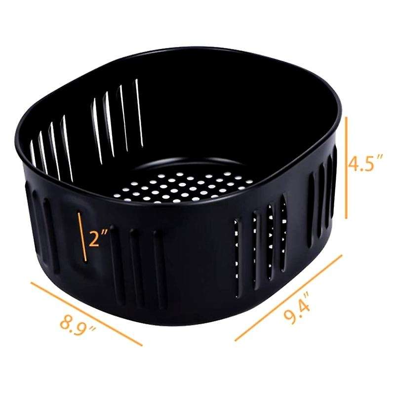 Fryer Replacement Basket for XL DASH Cozyna 5.5Qt Fryer, Fryer Accessories Black