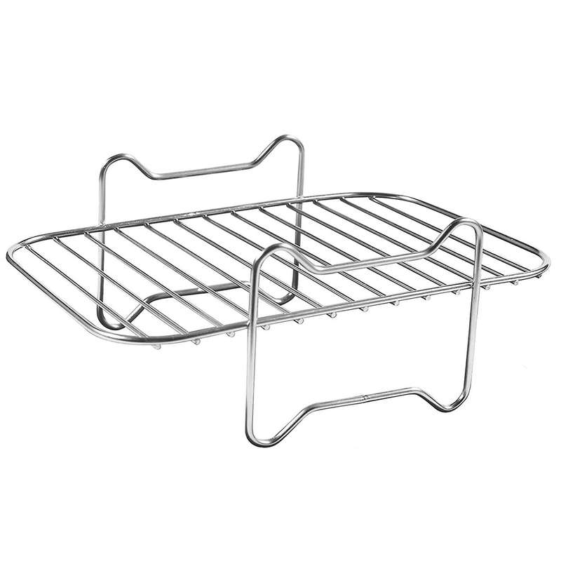 Fryer Rack for Double Basket Fryers, Dehydrator Rack for Ninja Foodi DZ201 DZ401 Fryer Accessories