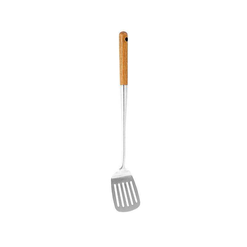 Frying Spatula, 17inches Spatula for Wok, Stainless Steel Wok Spatula