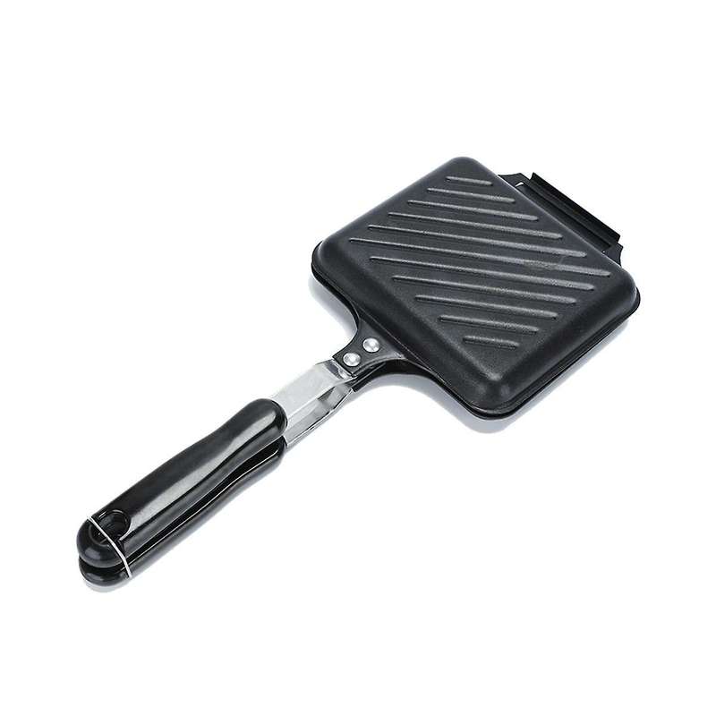 Frying Pan Toast Flip Grill Sandwich Fine Iron Grilled Cheese Maker Rapid Heating Cookware Detachabl