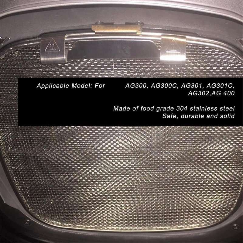 Fryer Splatter Shield Screen Protector 304 Shield Guard Oval Broiler Splatter Screen Splash Guard St