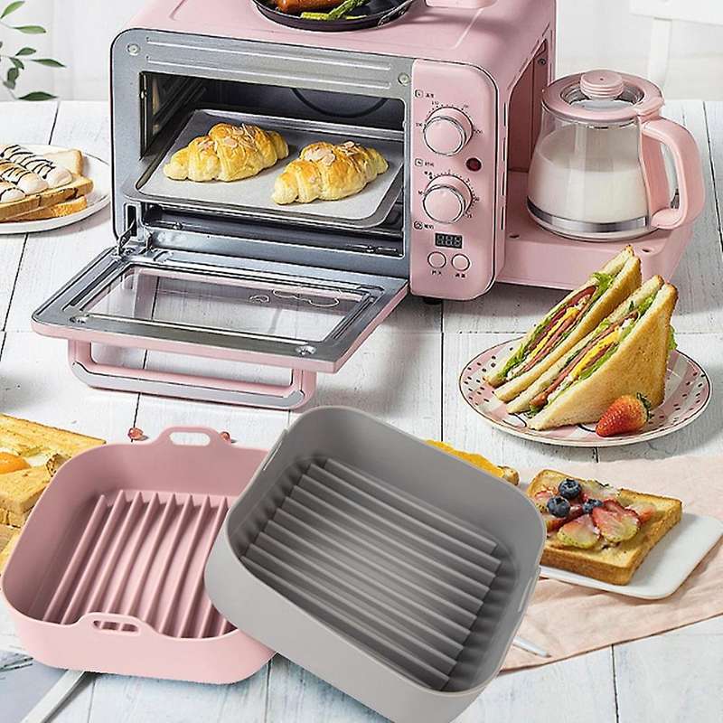 Fryer Silicone Pot,multifunctional Fryers,oven Accessories, Bread Fried Chicken Baking Tray,baking