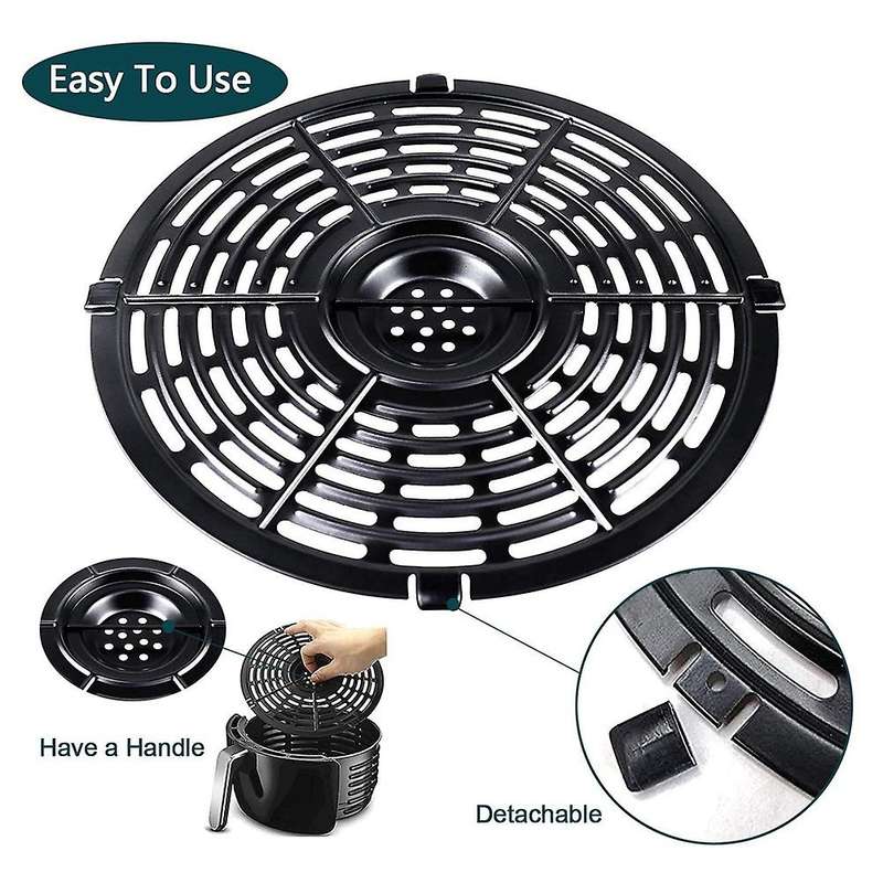 Fryer Replacement Grill Pan for Fryer Crisper Plate Non-Stick Fry Coating Pan,B