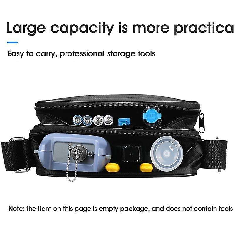 Ftth Tool Kit Fiber Optic Tool Empty Package Hardware / Network Tools Storage Bag 24cmx10cmx18cm(em